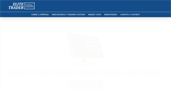 Desktop Screenshot of elitetrader.com.br